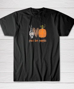 Peace Love Pumpkin Tee shirt