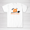 Halloween Witch Broom Pumpkin Tee shirt
