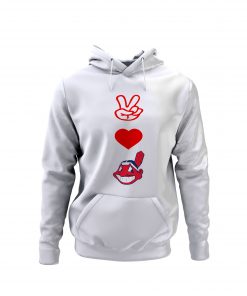 Peace Love Cleveland Hoodies