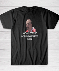 Joey Chestnut The Worlds Greatest Eater Tee shirt