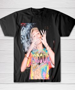Miley Cyrus Smoking Style Tee shirt