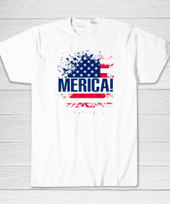 Merica Shirt Vintage Merica Flag Tee shirt Men Women