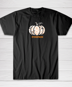 Floral Pumpkin Halloween Tee shirt