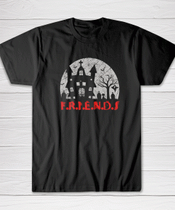 Vintage Friends Halloween Tee shirt