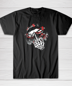 Skull Lips Halloween Tee shirt