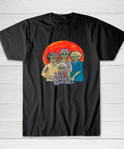 Golden Ghouls Halloween Tee shirt