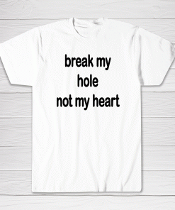 Break My Hole Not My Heart Tee shirt