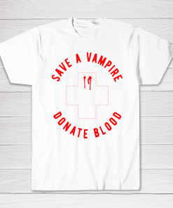 Halloween Vampire Blood Tee shirt