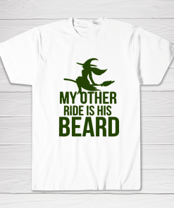 Witch & Broom Halloween Tee shirt