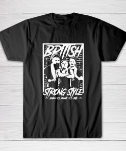 British Strong Style Wrestling Tee shirt