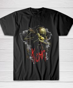 Rock Bands Korn Smoke Black Tee shirt