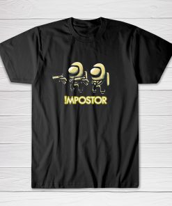 Impostor Fiction Pulp Fiction Among Us Tee shirt
