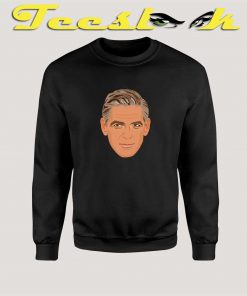 George Clooney Face Sweatshirt