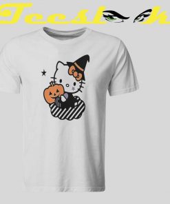 hello kitty pumpkin halloween t shirt