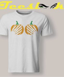 Halloween Pumpkin Boobs T shirt