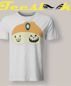 pumpkin boobs halloween t shirt