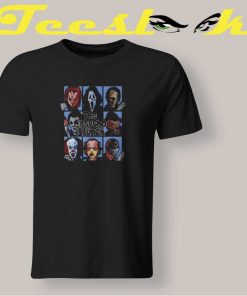 Spooky The Psycho Bunch Serial Killer Halloween Tee shirt