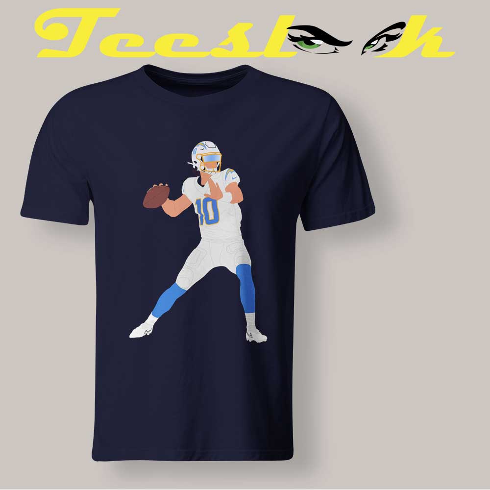 Justin Herbert Chargers T shirt 1 Justin Herbert Chargers T shirt