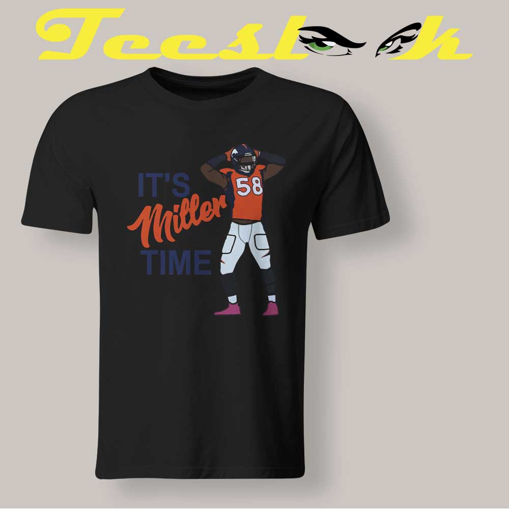 Denver Broncos Miller Time T shirt 1 Denver Broncos Miller Time T shirt