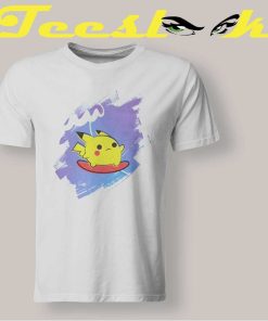 Pokemon Cute Pikachu Surfing Tee shirt