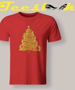 Pickle Christmas Tree Tee shirt