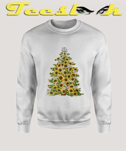 Sunflowers Christmas Tree Sweatshirt