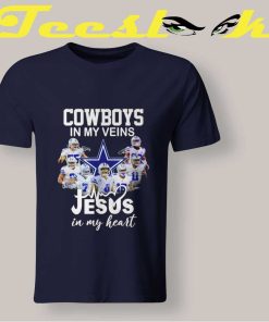 Dallas Cowboys in My Veins T shirt
