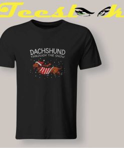 Dachshund Through The Snow T shirt