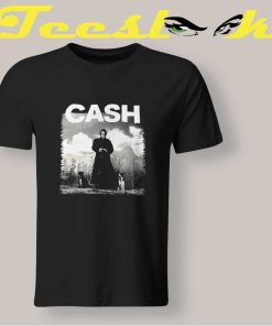 Johnny Cash Man in Black T shirt
