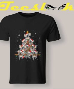 Koala Christmas Tree Ornament T shirt