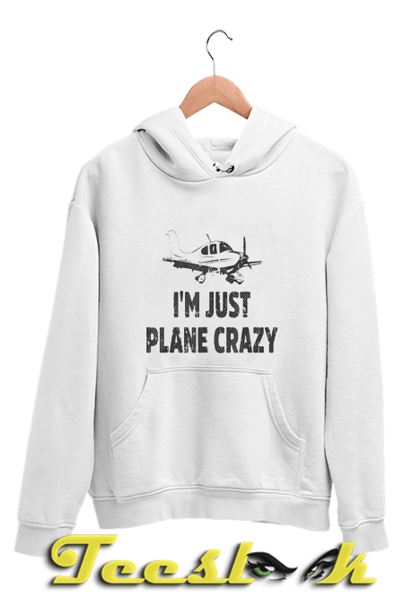 Funny Airplane Pilot I'm Just Plane Crazy Hoodies