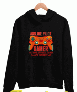 Gamer Airline Pilot Hoodie