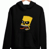 Yellow Skull Bart Simpson Hoodie