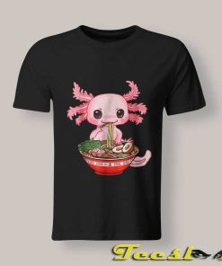 Ramen Axolotl Kawaii T shirt