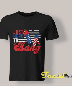 Just Here To Bang 4th of July shirt ideas