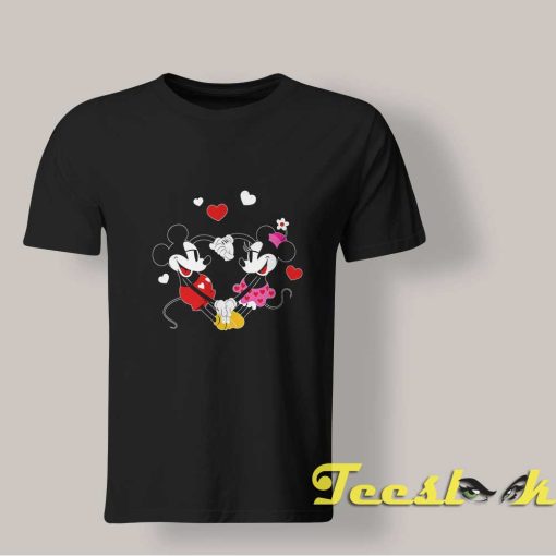 Mickey and Minnie Valentines shirt