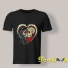 Valentine's Day Skull Hearts T-shirt