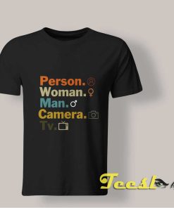 Man Woman Camera Person Tv shirt