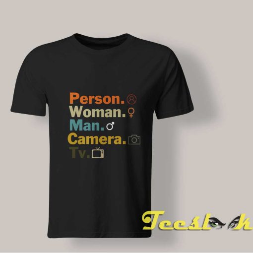 Man Woman Camera Person Tv shirt