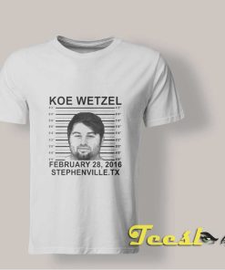 Koe Wetzel Mugshot T shirt