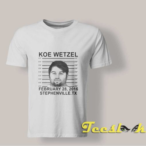 Koe Wetzel Mugshot T shirt