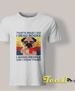 That's What I Do I Read Books Funny Dog shirt