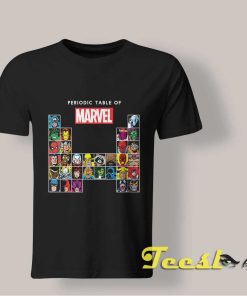 Marvel Periodic Table shirt