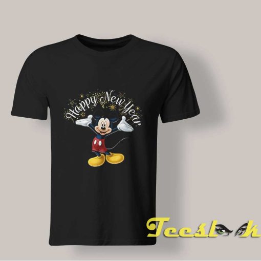 Happy New Your Mickey Mouse T shirt