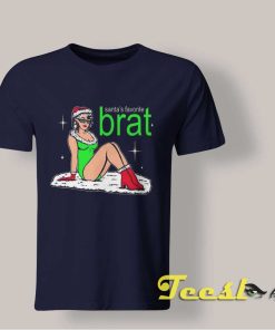 Santa's Favorite Brat Christmas T shirt