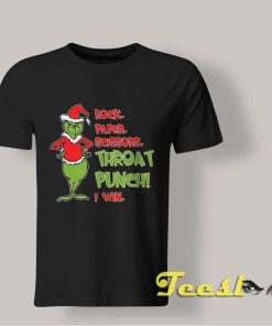 Rock Paper Scissors Grinch shirt