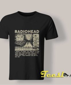 Radiohead Volcano Erupts T shirt
