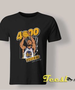 Stephen Curry 4000 Threes shirt